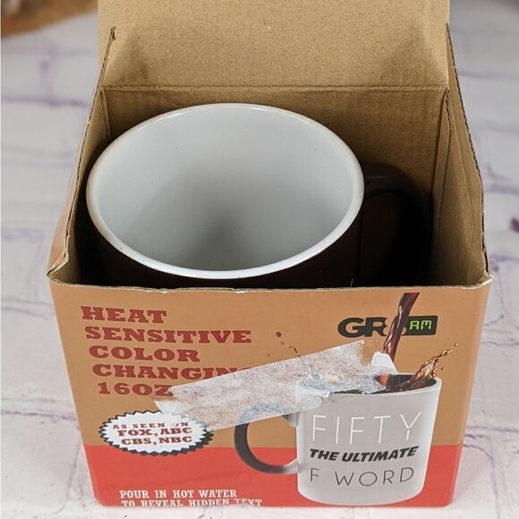 Fifty The Ultimate F Word Double-Sided Heat Sensitive Mug - 16 oz. - Picture 12 of 13